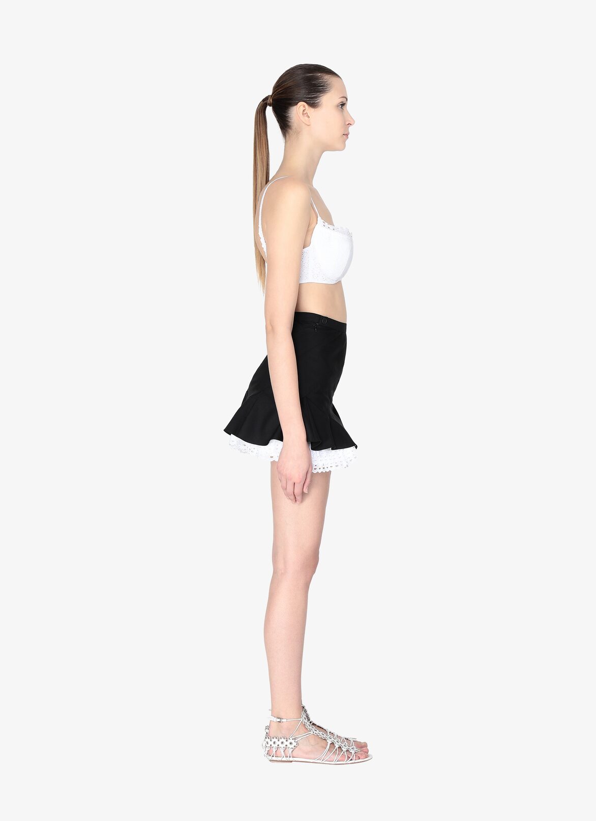 Alaïa Edition 1992 Embroidered Brassiere ALAÏA WHITE ALAÏA EDITION 1992 EMBROIDERED BRASSIERE